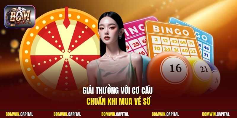 Giải thưởng với cơ cấu chuẩn khi mua vé số